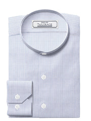 Load image into Gallery viewer, Delicate Blue Micro Checks - SS-2001