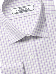 Load image into Gallery viewer, American Soft Lavender Grid Checks - SS-10049