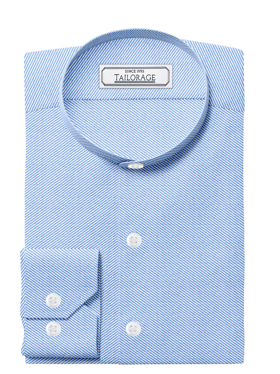 Delicate Blue Dobby Twill - CUS-10026