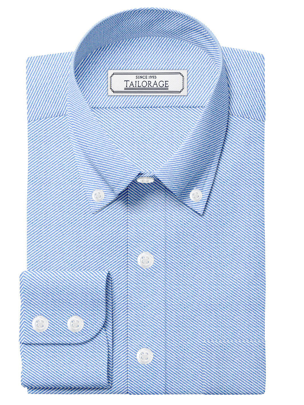 Delicate Blue Dobby Twill - CUS-10026