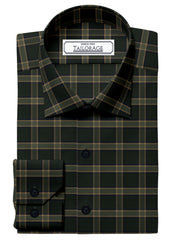 Black Forest Green And Beige Plaid - SS-10051