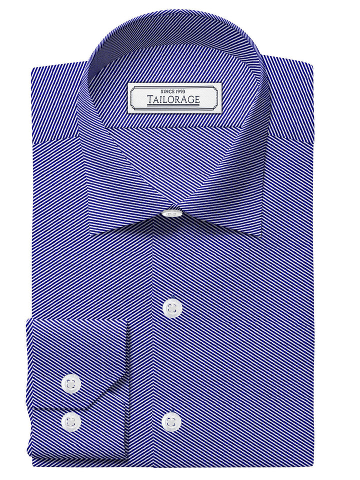 Provence Blue Dobby Twill - CUS-10025