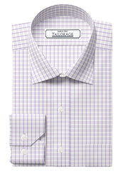 American Soft Lavender Grid Checks - SS-10049