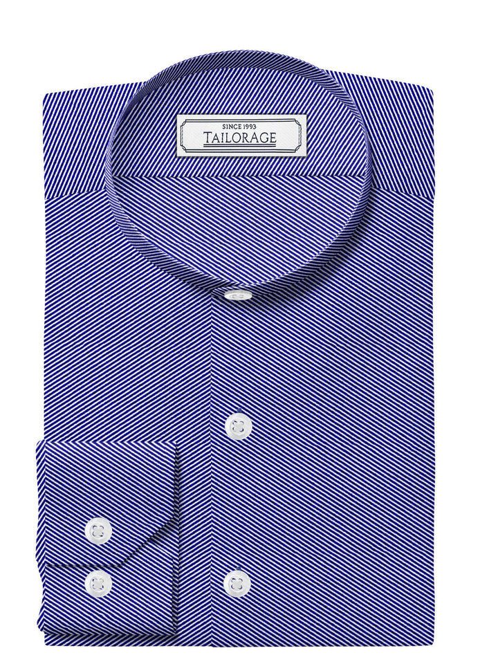 Provence Blue Dobby Twill - CUS-10025