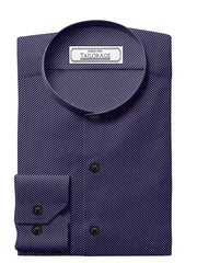 Load image into Gallery viewer, Ultra Violet And Black Dobby Weave - CUS-10021
