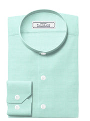 Load image into Gallery viewer, Aqua Green Dobby Twill - CUS-10018
