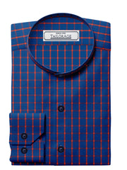 Load image into Gallery viewer, Feather Touch Electric Blue And Red Checks - CUS-10045
