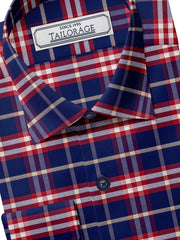 Load image into Gallery viewer, Feather Touch Classic Blue And Red Plaid - SS-10040
