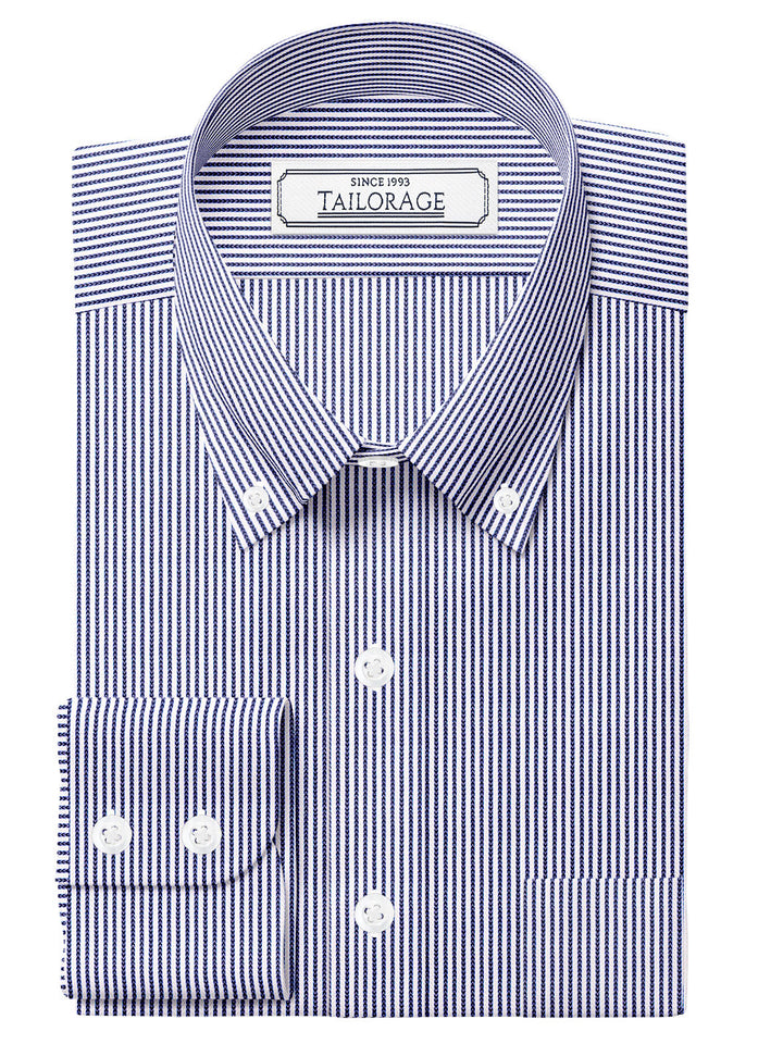 Provence Blue Herringbone Stripes - SS-2002