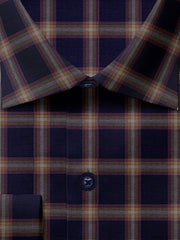 Load image into Gallery viewer, Feather Touch Dark Navy Blue Plaid - SS-10032

