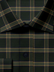 Load image into Gallery viewer, Black Forest Green And Beige Plaid - SS-10051
