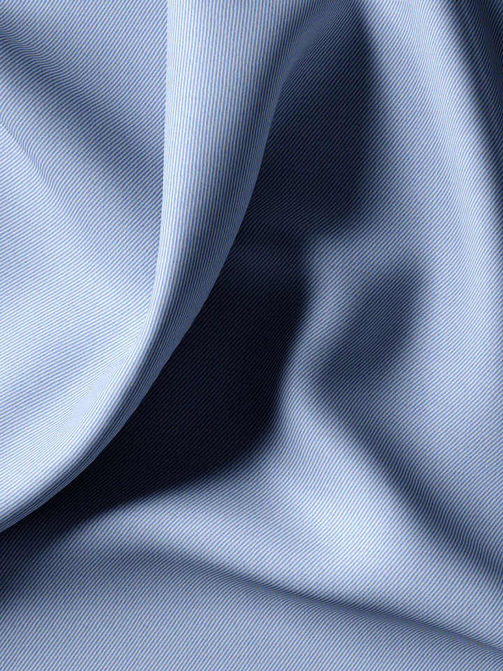 Delicate Blue Dobby Twill - CUS-10026